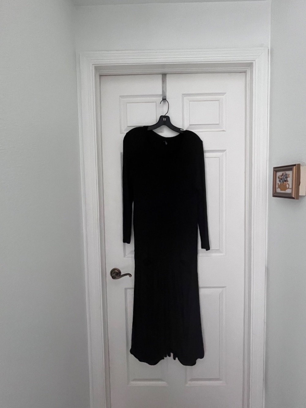 Maxi black dress S